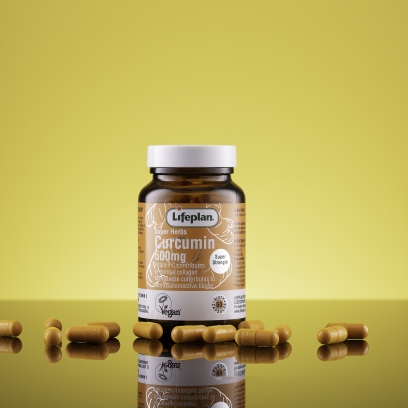 Lifeplan Super Herbs Curcumin Supplement 500mg x 60 Capsules